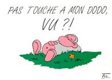 CPM Pas touche a mon dodo vu Singe