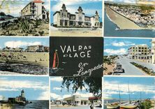 CPM Valras Plage Herault Quelques vus sur la localite et sa tres belle plage 