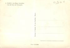 CPM Nancy La Place Stanislas vue de l'Arc de Triomphe 