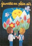 CPM Jeunesse au plein air Confederation des Ceuvres Laiques de Vacances d'Enfants et d'Adolescents 