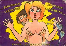 CPM Souvenir La Droite Soutenir La Gauche Evite Le Ballottage 