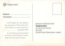 CPM La boite pour s'eclater Tupperware