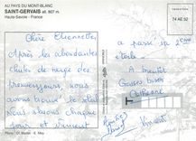 CPM Au Pays du Mont Blanc Saint Gervais Haute Savoie France 