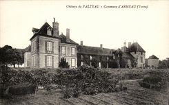 (Yonne) Castle of Palteau- Commune of Armeau- CPA