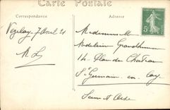 Vezelay CPA Church of the Madeleine the gate of Narthez