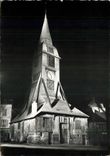 CPM Honfleur Calvados Le Clocher de l'Eglise Ste Catherine la nuit 