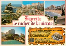 CPM Biarritz le Rochers de la Vierge 