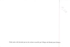 CPM Cette carte a ete dessinee par un des enfants recueillis par Villages du Monde pour Enfants Foot