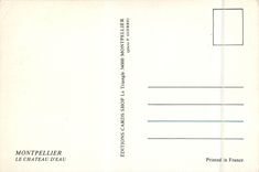 CPM Montpellier Le Chateau d'Eau 