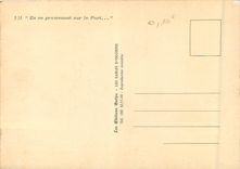 CPM En se promenant sur le Port Ancre