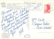 CPM Souvenir d'Angouleme 