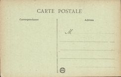 Etigny CPA niche of right-hand side surmounting the retable of the furnace bridge to the church