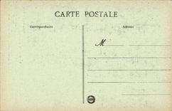 CPA Castle of Fleurigny Main door