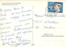 CPM Lumieres et Couleurs sur Neuchatel Sortie du Port