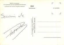 CPM Metz (Lorraine) Vue aerienne sur la cathedrale St Etienne