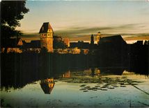 CPM Dinkelsbuhl die tausendjahrige Stadt Abend en der Wornitz