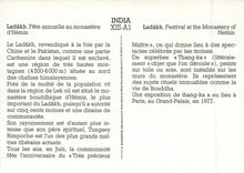 CPM India Ladakh Fete annuelle au monastere d'Hemis