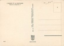 CPM L'Homme et la Montagne Temoins d'Eternite
