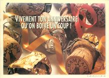 CPM Vivement ton anniversaire qu'on boive un coup
