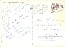 CPM La Chaux de Fonds alt 1000 m