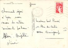 CPM Lyon Vue generale prise de Fourviere