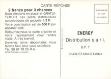 CPM 2 francs pour 3 chances Ernergy Distribution Saint-Malo