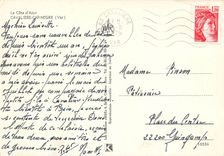 CPM La Cote d'Azur Cavaliere cap Negre (Var)