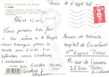 CPM Paris La Tour Eiffel Le Sacre Coeur Notre Dame le Chatelet