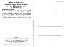 CPM Noir sur la Ville salon du Roman noir et du Polar 22 23 24 Novembre 2002 22400 Lamballe