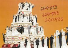 CPM Rendez vous be a 10 ans Mariage