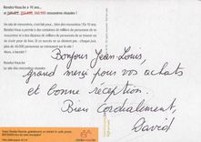 CPM Rendez vous be a 10 ans Mariage