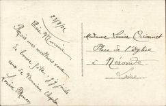 CPA Fantasy Good Woman celebrates Vive the holy Louise August 25th 1912