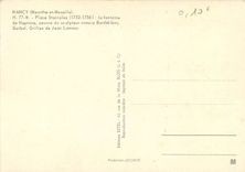 CPM Nancy (Meurthe et Moselle) Place Stanislas (1752 1756) la fontaine de Neptune