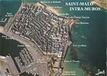 CPM Bretagne Cote d'Emeraude Saint Malo (I et V) La Ville Intre Muros
