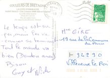 CPM Bretagne Cote d'Emeraude Saint Malo (I et V) La Ville Intre Muros