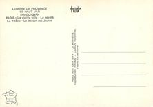 CPM Le Haut Var Draguignan la vieille ville le marche le theatre la maison des Jeunes