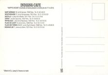 CPM Bar restaurant Tex Mex Indiana Cafe Paris