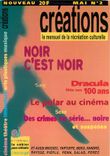 CPM Noir c'est Noir Creations Mensuel de la recreation culturelle