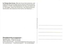 CPM Le Temps des livres du 10 au 20 oct 1997