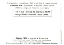 CPM Offrez lui la photo de sa maison vue du ciel Espace IGN Rue La Boetie Paris