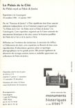 CPM Le Palais de la Cite Palais Royal au Palais de Justice Conciergerie Paris