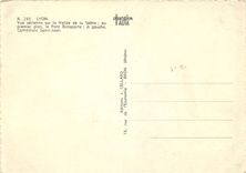 CPM Lyon Vue aerienne sur la Vallee de la Saone au premier plan le pont Bonaparte a gauche Cathedral