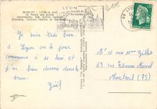 CPM Lyon Rhone Lyon la nuit le palais des sports