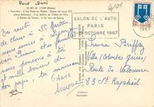 CPM Lyon (Rhone) Fourviere les Ponts du RHone Statue de Louis XIV place Bellecour