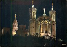 CPM Lyon (Rhone) Lumiere et son Abside de la Basilique N D de Fourviere