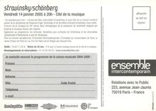 CPM Ensemble intercontemporain Cite de la Musique Paris