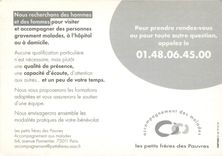 CPM Offrez un peu du temps a ceux qui sont malades Petits Freres des Pauvres