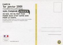 CPM Dans un Bar on ne peut Pas dans un Bar on peut Tabac