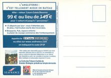 CPM Pour l'Angleterre des chateaux Medievaux Seafrance Bateau