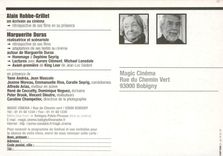 CPM Marquerite Dura Alain Robbe Grillet Bobigny